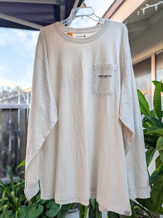 Carhartt Other - Carhartt NWT Relaxed fit heavyweight long-sleeve pocket C graphic t-shirt 3XL